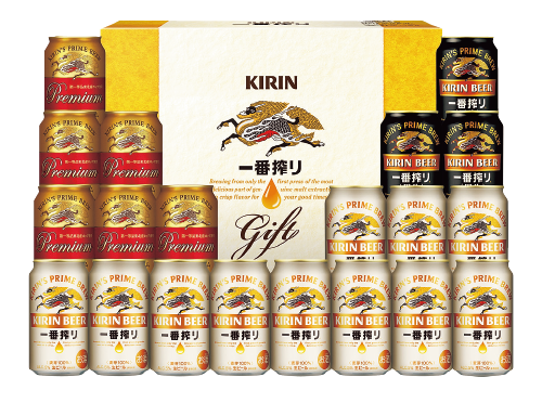 ＜キリン＞一番搾り3種飲みくらべセット プレミアム・黒ビール入
