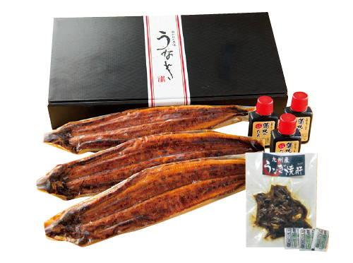 淡麗良蒲うなぎ蒲焼3尾セット（焼肝入）