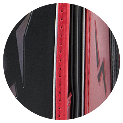 イメージ ブラック/メタリックレッド