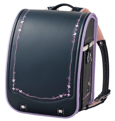 楽ッション® ハーモニーフルールネイビー/ペールラベンダー