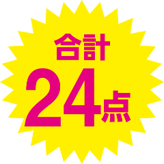 合計24点