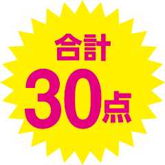 合計30点