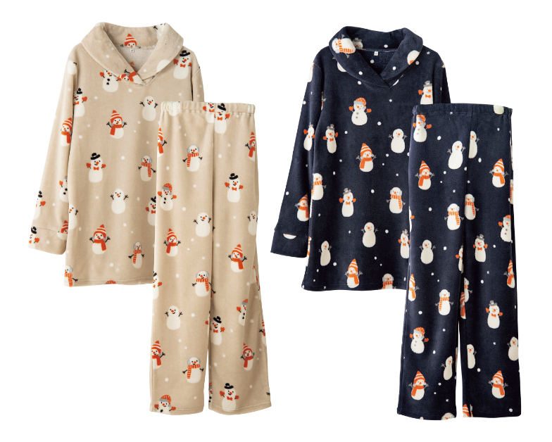 【婦人】ふわもこパジャマ M・L