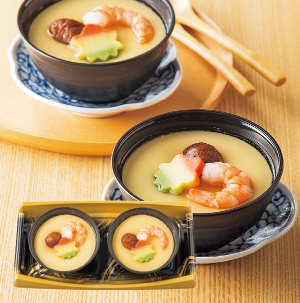 だし香る自社製茶碗蒸し