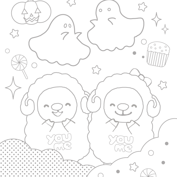 10月分ぬりえ