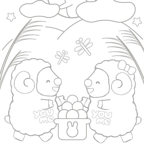 9月分ぬりえ