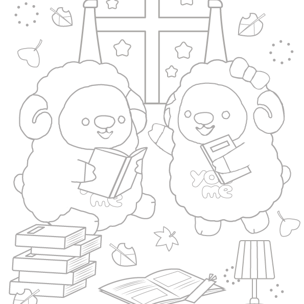9月分ぬりえ