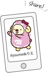 #youmeぬりえ