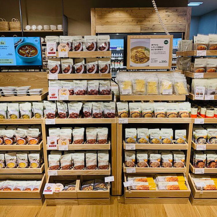 無印良品　食品コーナーの写真