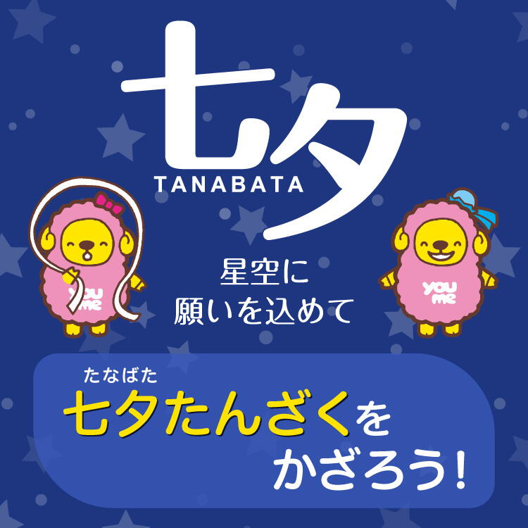 星空に願いを込めて『七夕短冊を飾ろう』