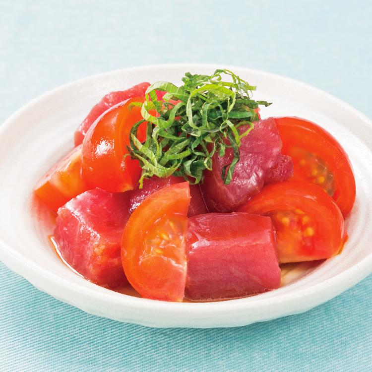 05-05マグロとトマトの和風サラダ