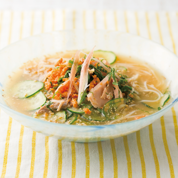 冷や汁そうめん