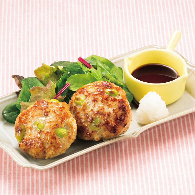 枝豆バーグ