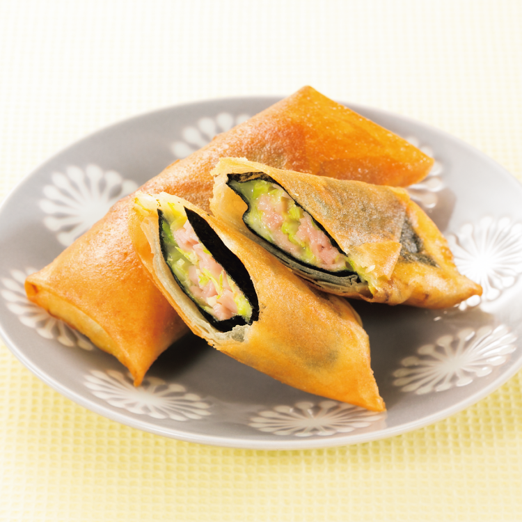 ハムキャベチー春巻き