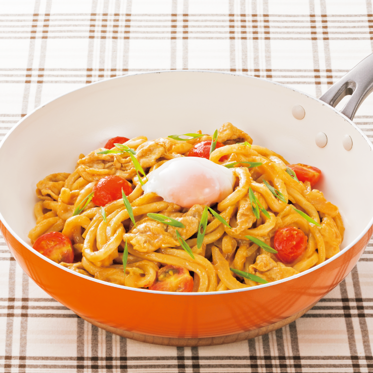 焼きカレーうどん