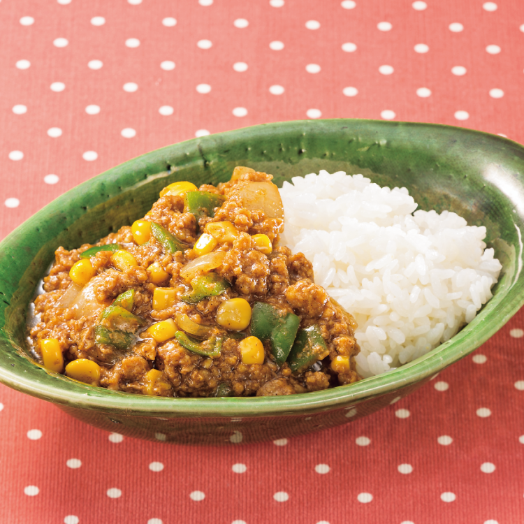 レンジキーマカレー