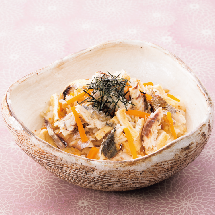 鯵の炊き込みご飯