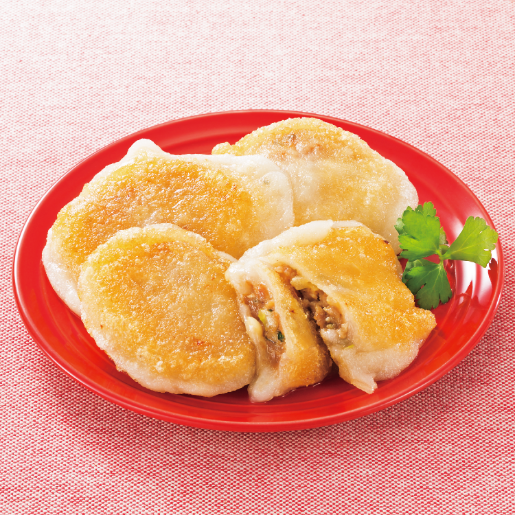 切り餅で作る中華風焼き餅