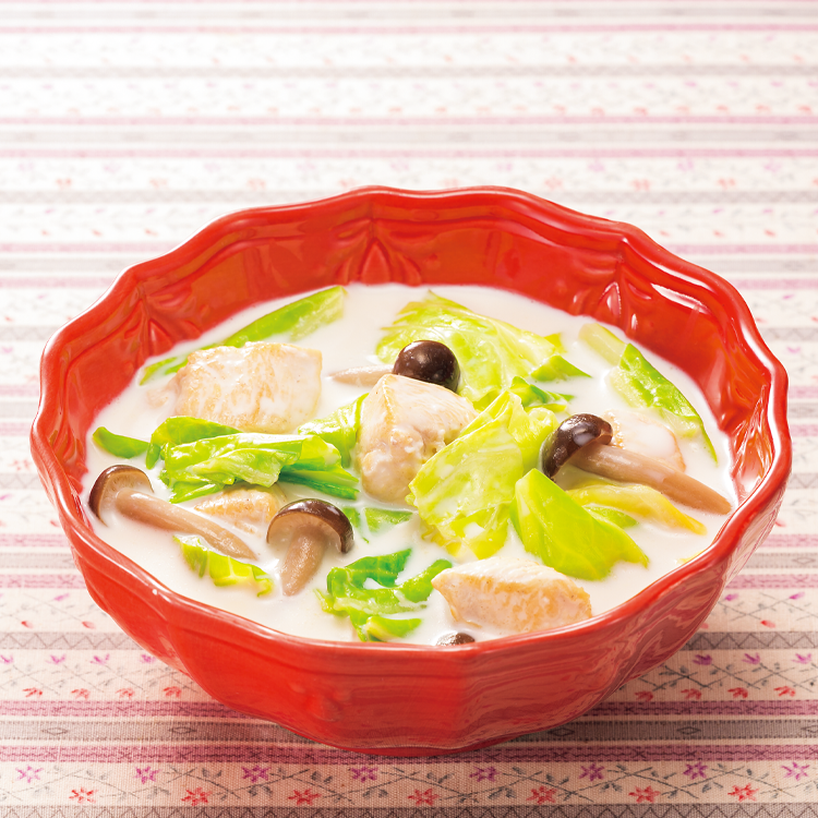春キャベツの満腹スープ