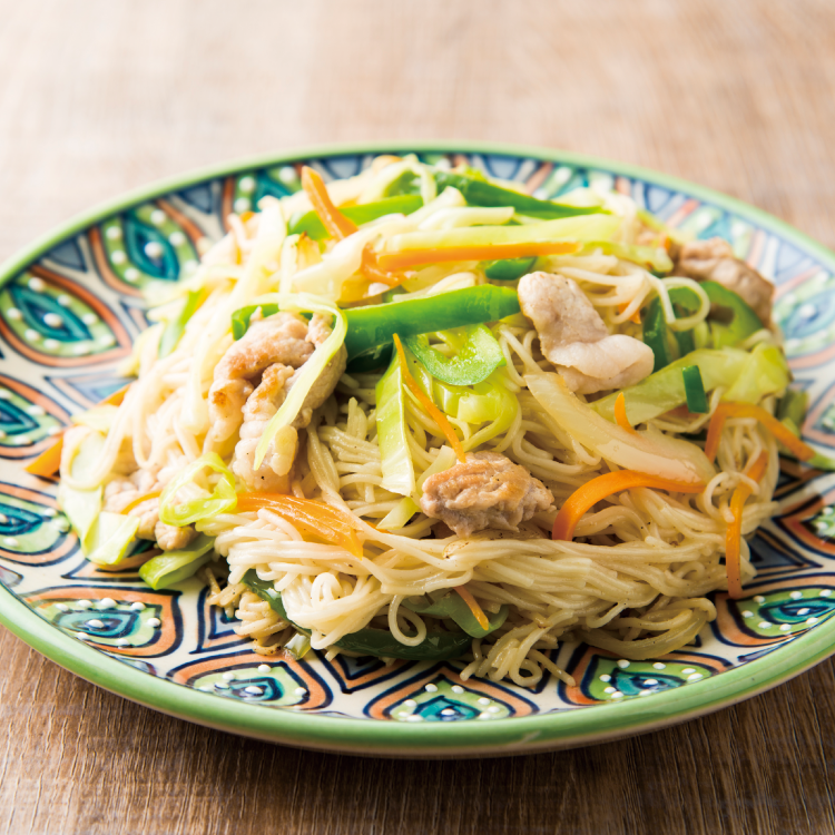 素麺焼きビーフン