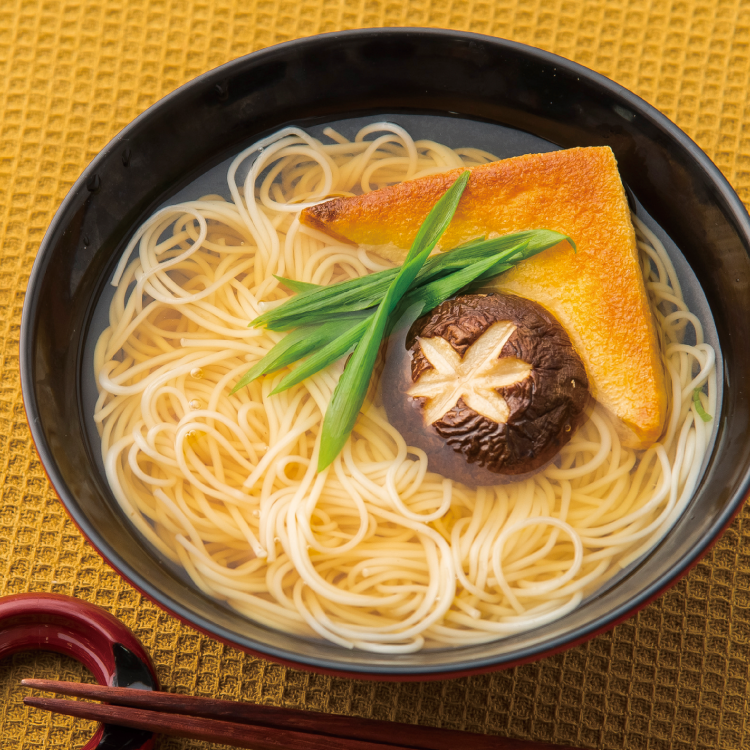 焼き椎茸のにゅうめん
