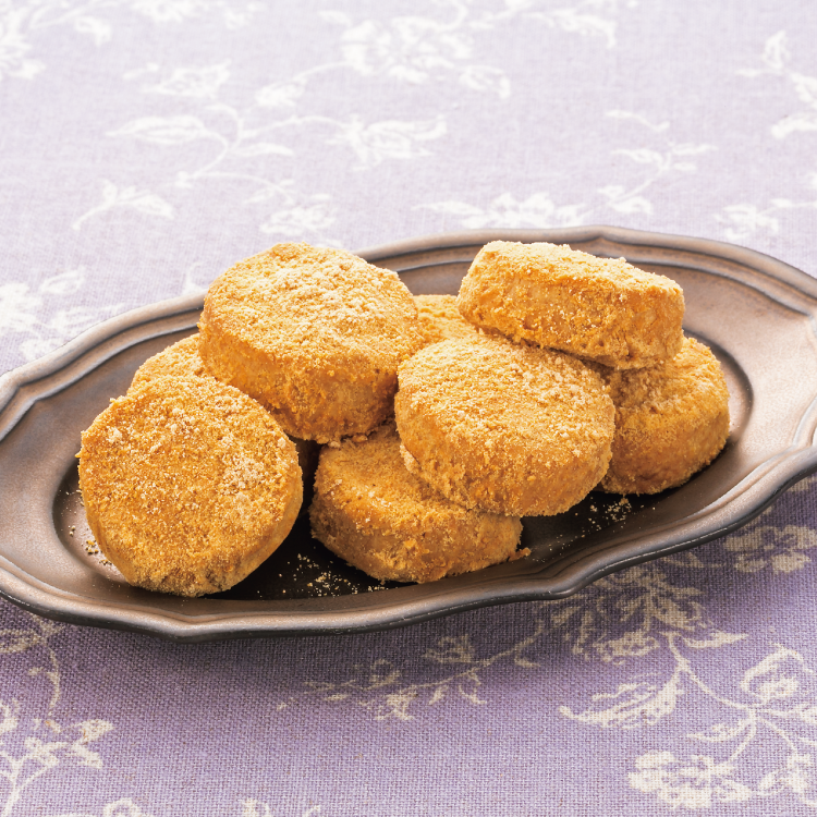 きなこのポルボローネ風クッキー