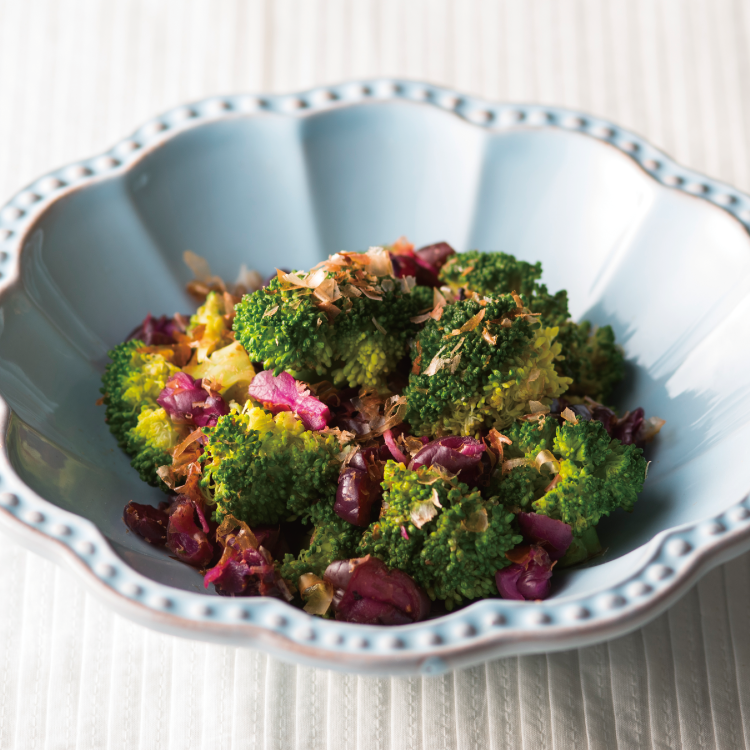 ブロッコリーとしば漬けのおかか和え