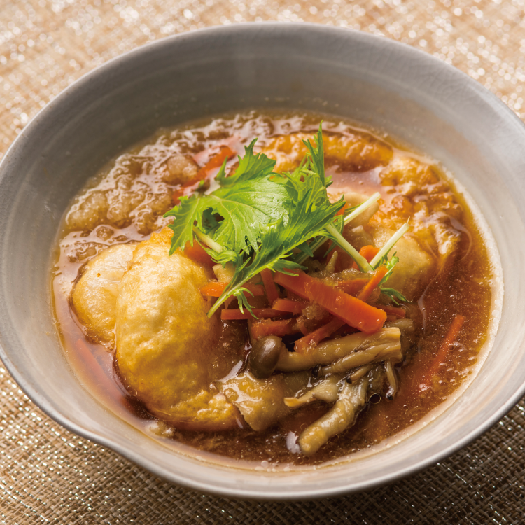 お餅のみぞれがけ