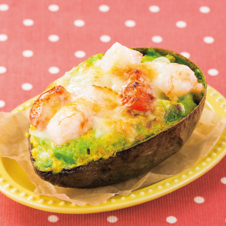 エビとアボカドのグラタン