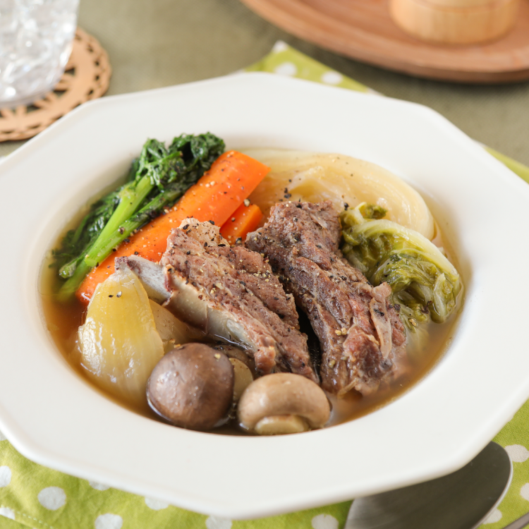 スペアリブと白菜の和風煮込み