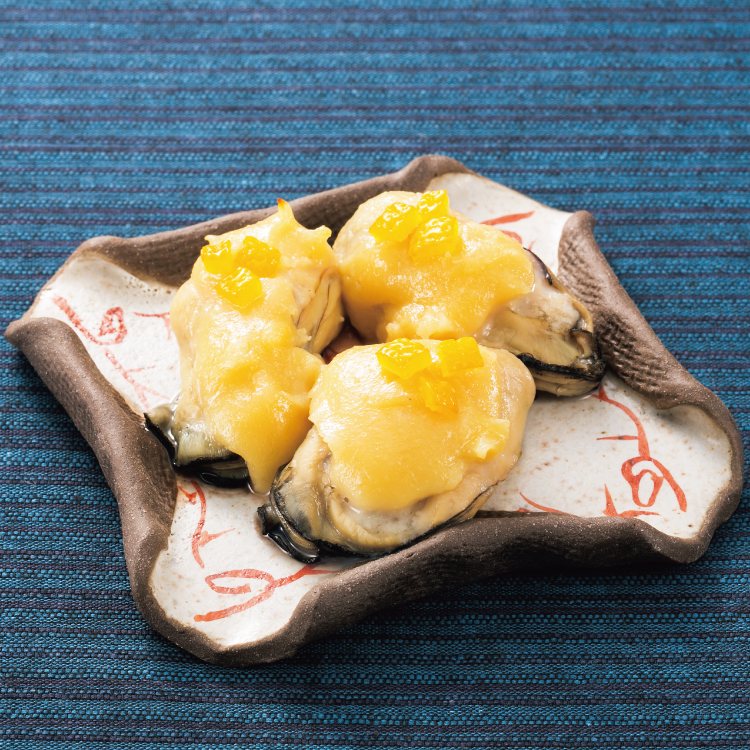 カキのゆずみそ焼き