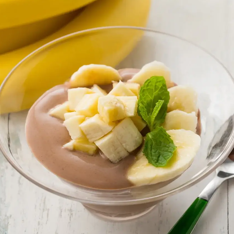 ココアヨーグルトバナナのせ