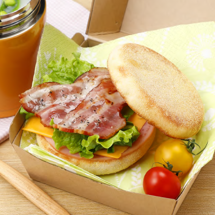 ベーコン＆ハムマフィン