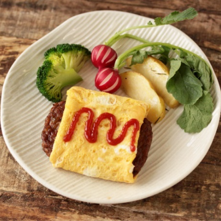 卵焼きハンバーグ