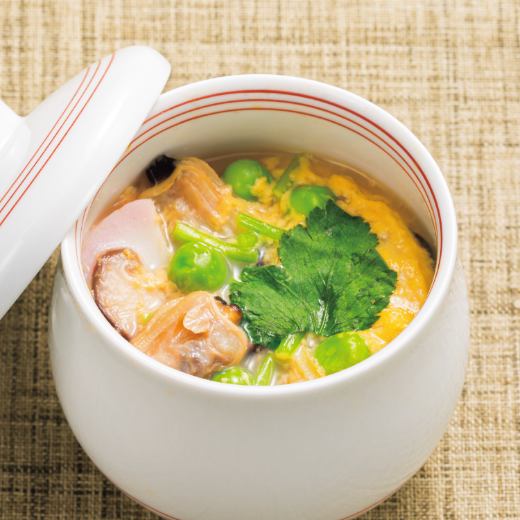 レンジで簡単！あさりの茶わん蒸し