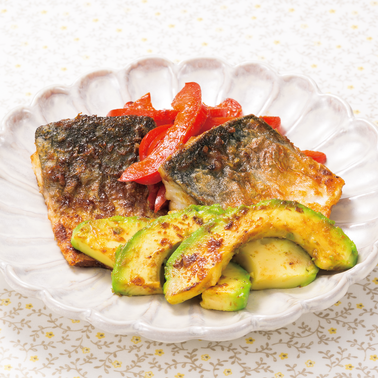 鯖のカレー照り焼き