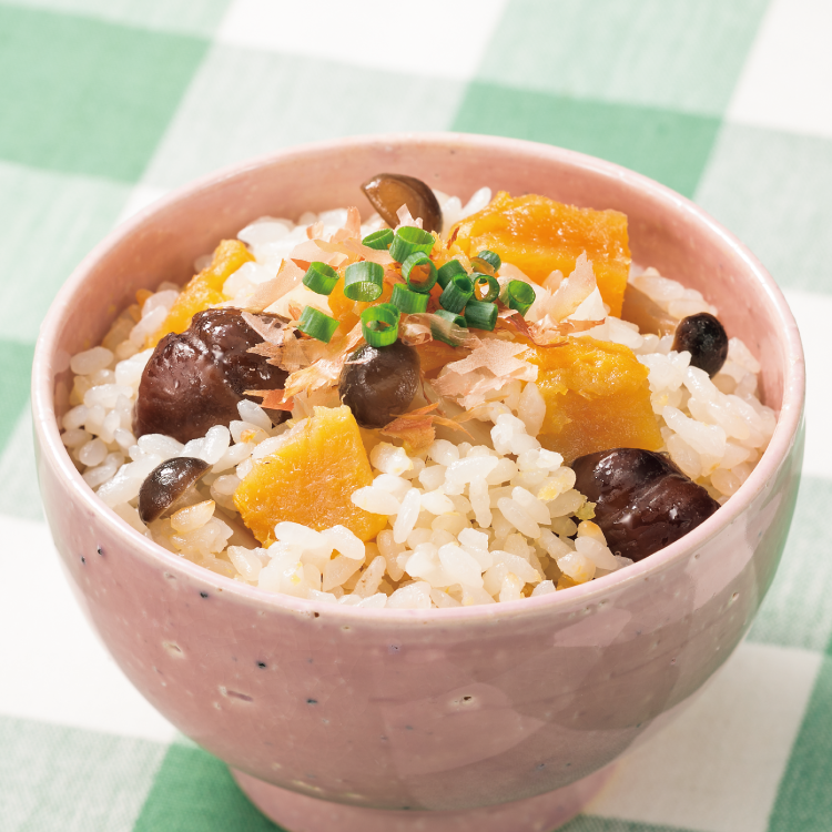 きのことびっくり芋ご飯