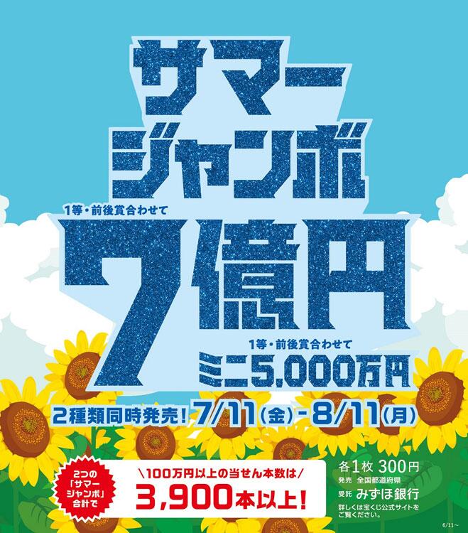宝くじチャンスセンター　サマージャンボ宝くじの画像