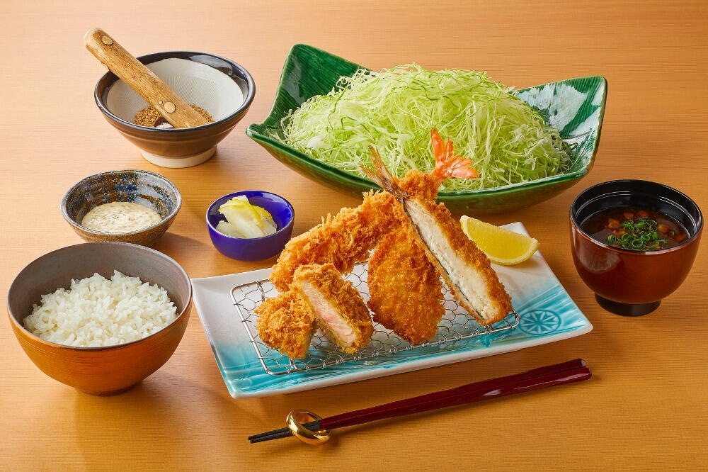 鯵フライ盛り合わせ御膳